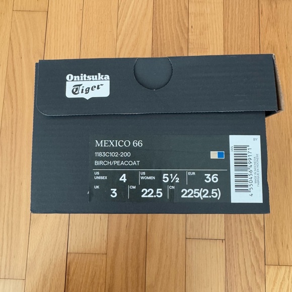 Onitsuka Mexico 66 Birch Peacoat beige navy shoes - Picture 10 of 10